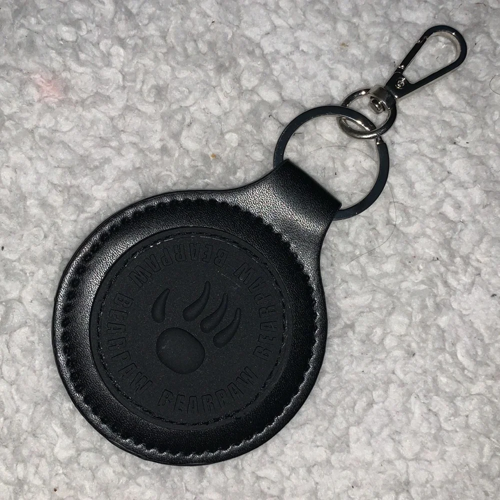 BearPaw Leather / Rubber Keychain / Bag Charm